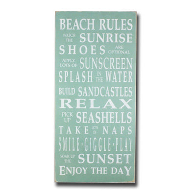 beach rules, sign, Barn Owl Primitives, home decor, vintage inspired decor