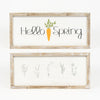 Hello Spring / Flowers Reversible Sign