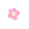 be happy flower sticker
