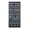 porch rules - sale, sign, - Barn Owl Primitives, vintage wood signs, typography decor, 