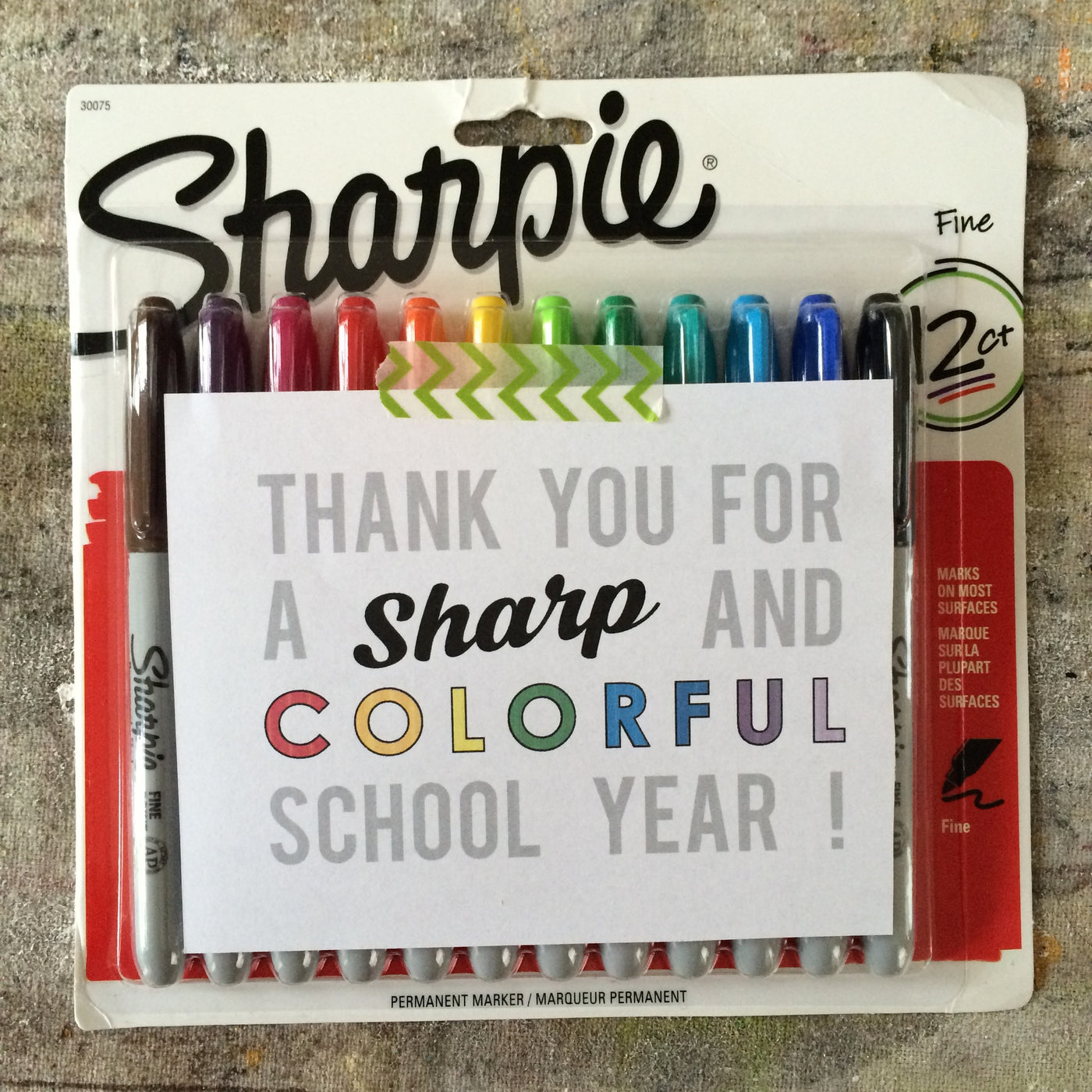 Teacher Appreciation Sharpie Marker Printable - Barn Owl Primitives