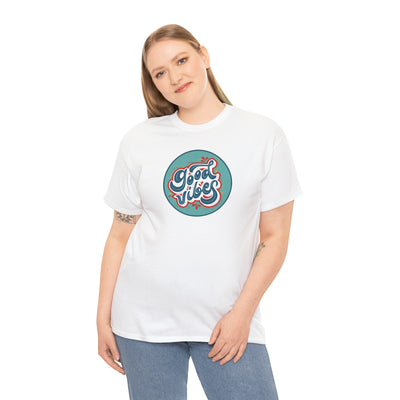 Good Vibes Groovy Hippie Cotton T-shirt