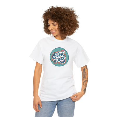 Good Vibes Groovy Hippie Cotton T-shirt