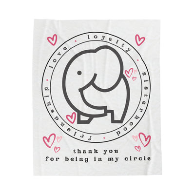 Friendship Velveteen Plush Blanket