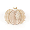 mango wood pumpkin - two sided