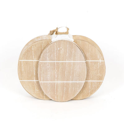 mango wood pumpkin - two sided