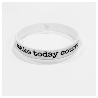 Make Today Count Silicone Bracelet