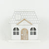 Wood Cutout Christmas Cottage