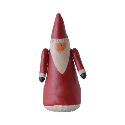 hand painted canvas santa