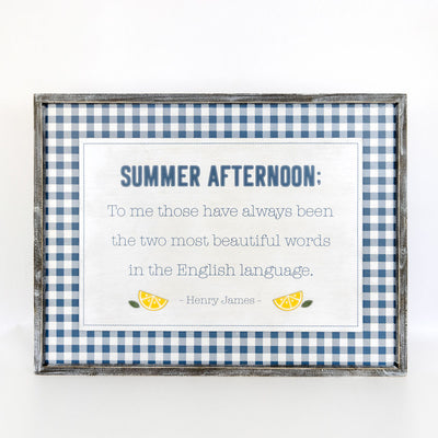 Flag /  Summer Afternoon Reversible Sign