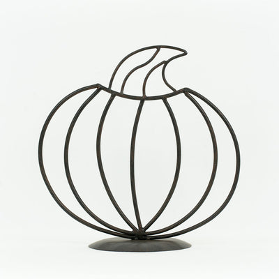 Metal Pumpkin Cutout for Halloween