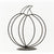 Metal Pumpkin Cutout for Halloween