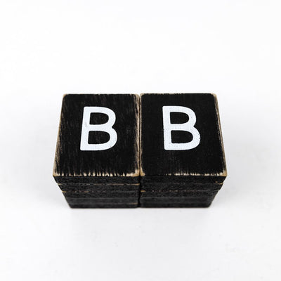 Extra Individual Letters for Letter Boards Black Tiles