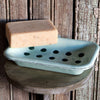 Enamel Robin's Egg Blue Soap Dish, soap dish, - Barn Owl Primitives, vintage wood signs, typography decor, 