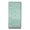 beach rules, sign, Barn Owl Primitives, home decor, vintage inspired decor
