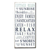 cottage rules, sign, Barn Owl Primitives, home decor, vintage inspired decor