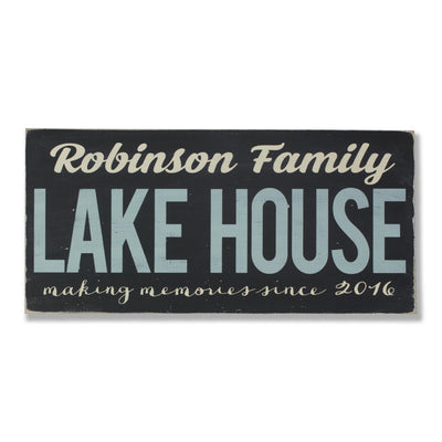 custom - lake house, sign, - Barn Owl Primitives, vintage wood signs, typography decor,