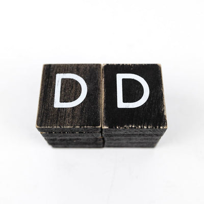 Extra Individual Letters for Letter Boards Black Tiles