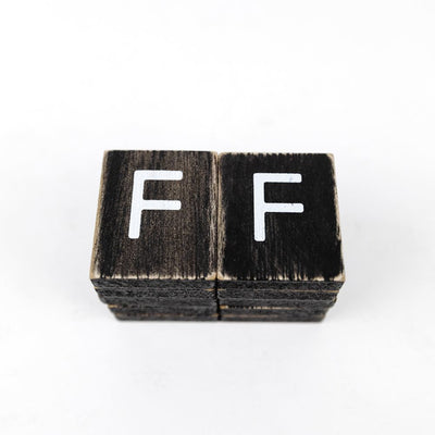 Extra Individual Letters for Letter Boards Black Tiles