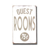 guest rooms 75 cents, sign, Barn Owl Primitives, home decor, vintage inspired decor