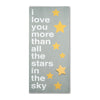 i love you more than all the stars, sign, - Barn Owl Primitives, vintage wood signs, typography decor,