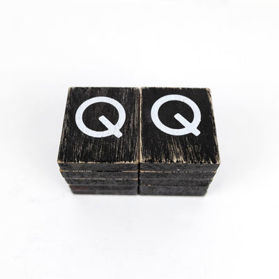 Extra Individual Letters for Letter Boards Black Tiles