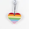 Love Wins Wooden Heart