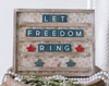 Denim Letter Board Letters
