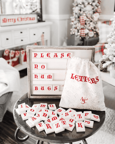 Christmas Letter Board Letters
