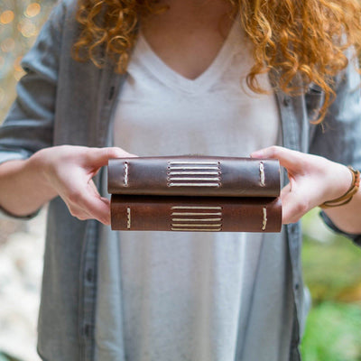 The Capture Life Leather Journal - Dark Brown
