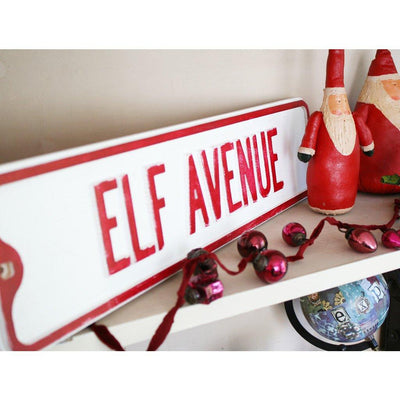 Vintage Inspired Christmas Street Signs