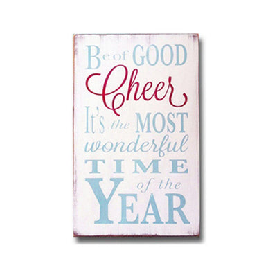 be of good cheer, sign, Barn Owl Primitives, home decor, vintage inspired decor