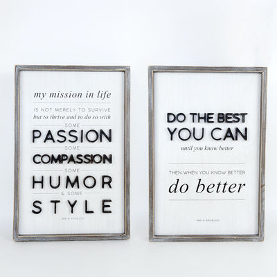 Best You Can Maya Reversible Sign