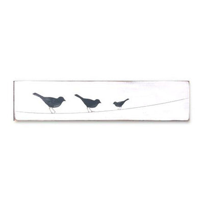 birds on a wire