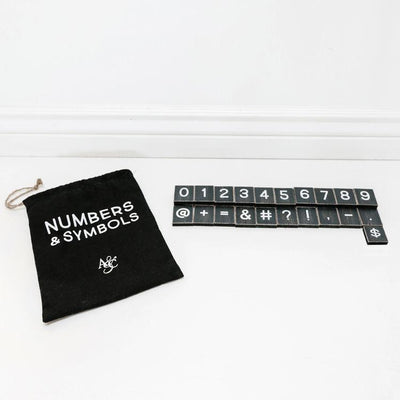 Letter Board Symbols and Numbers