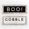 Boo / Gobble Reversible Sign