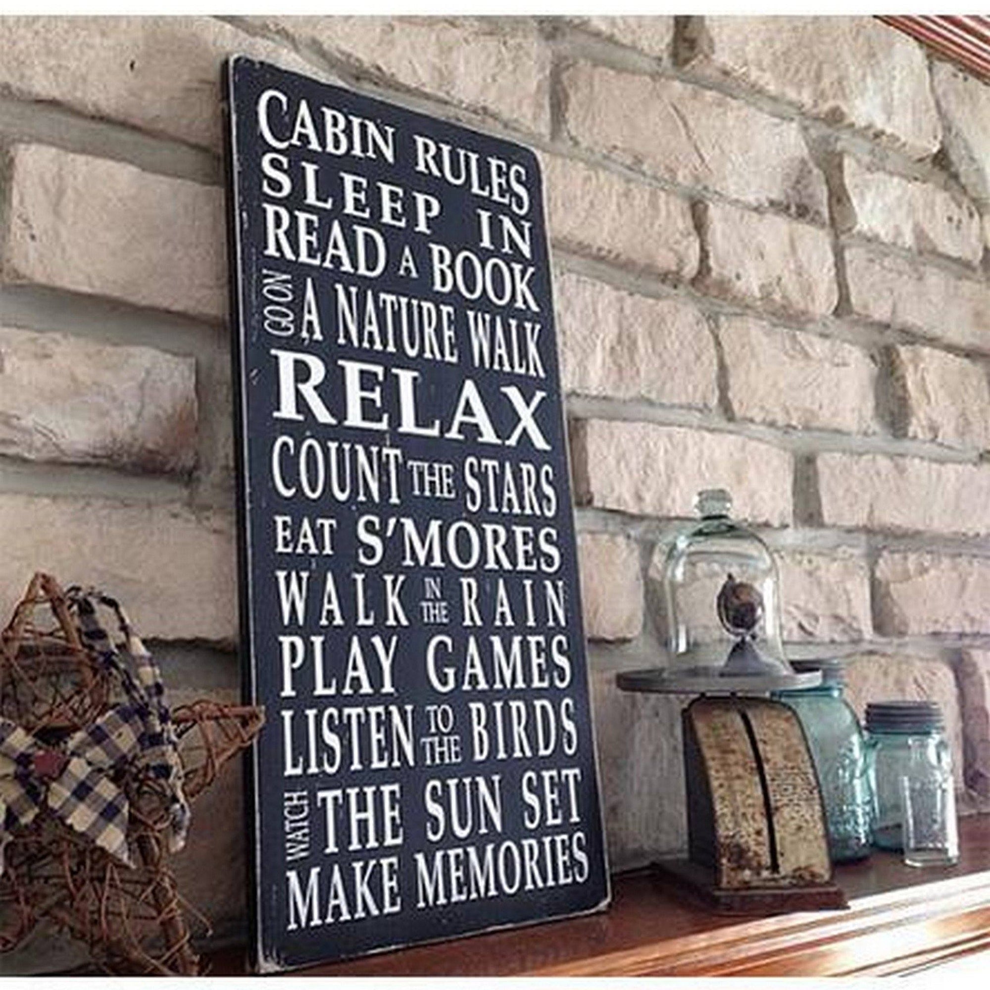 Cabin Rules