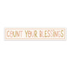 count your blessings sticker
