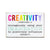 creativity definition sign