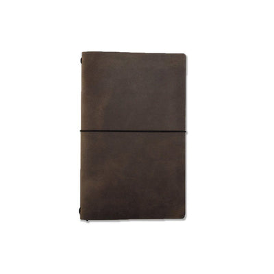 Expedition Leather Notebook - Dark Brown