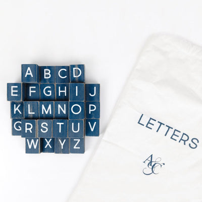Denim Letter Board Letters