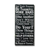 family rules say your prayers sign, sign, - Barn Owl Primitives, vintage wood signs, typography decor, 