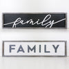 Family Reversible Sign