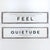 Feel Quietude Maya Reversible Sign