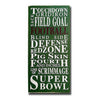 football, sign, Barn Owl Primitives, home decor, vintage inspired decor