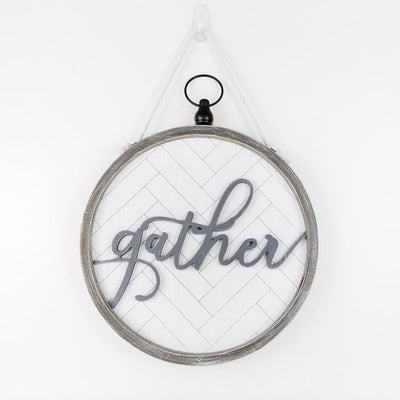 Gather Round Reversible Sign