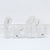 Hello word cutout