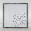 Hello Fall Reversible Sign