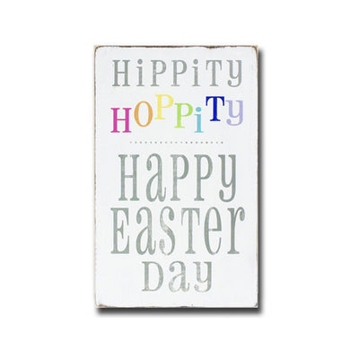 hippity hoppity, sign, Barn Owl Primitives, home decor, vintage inspired decor