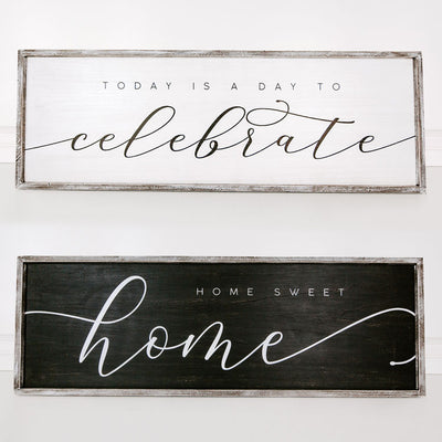 Home Sweet Home Reversible Sign